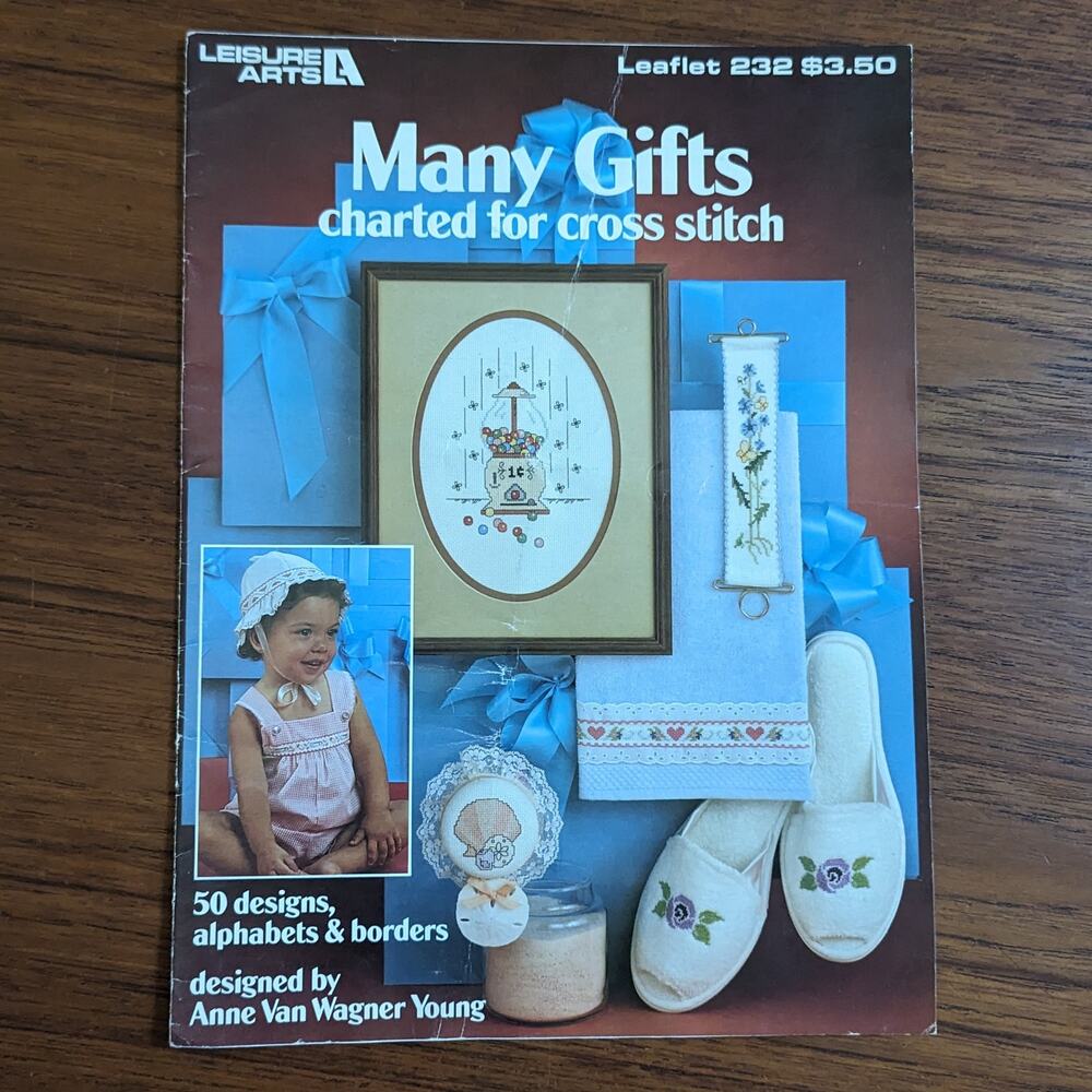 Many Gifts Charted for Cross Stitch Pattern Book 1982